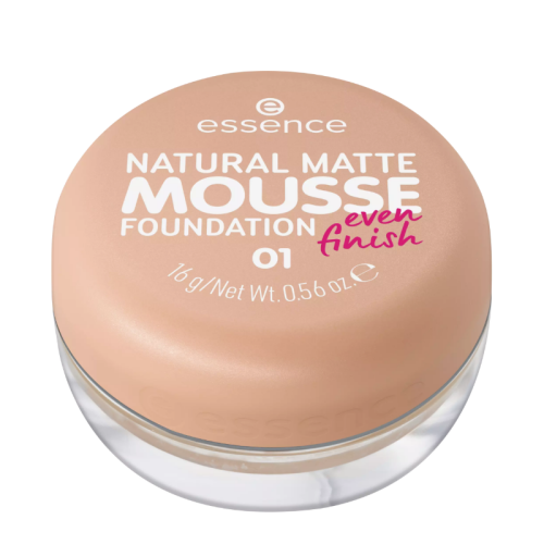 Essence Natural Matte Mousse Foundation 01 - 16gr - 1