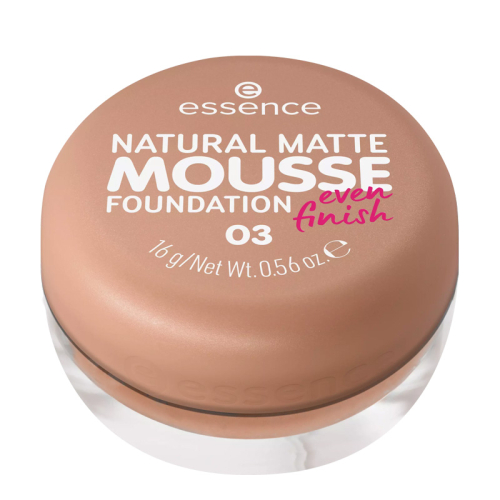 Essence Natural Matte Mousse Foundation 03 - 16 gr - Essence