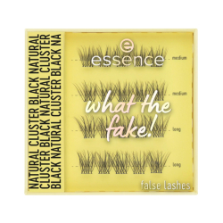 Essence Tekli Takma Kirpikler What the Fake - 06 Natural Cluster Black - 1
