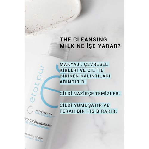 Etat Pur Pure Cleanser Besleyici Nazik Yüz Temizleme Sütü 200 ml Kuru ve Hassas Cilt - 4