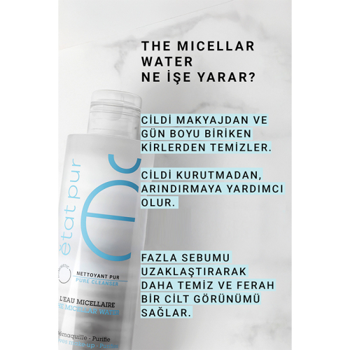 Etat Pur Purifying Cleansing Micellar Water 200 ml - 4