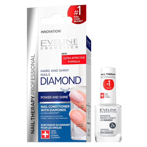 Eveline Cosmetics Diamond Hard And Shiny Nail Conditioner 12 ml - Eveline Cosmetics