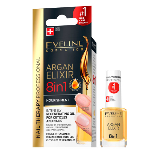 Eveline Cosmetics Nail Therapy Argan Elixir 12 ml - Eveline Cosmetics