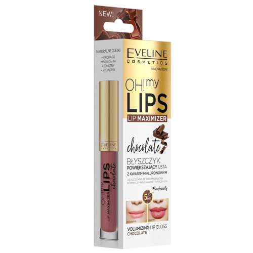 Eveline Cosmetics Oh My Lips Dudak Parlatıcı 4.5 ml Çikolata - Eveline Cosmetics