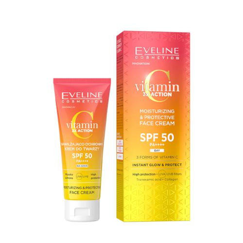 Eveline Vitamin 3X Action Moisturizing Protective Face 30 ml - Eveline Cosmetics