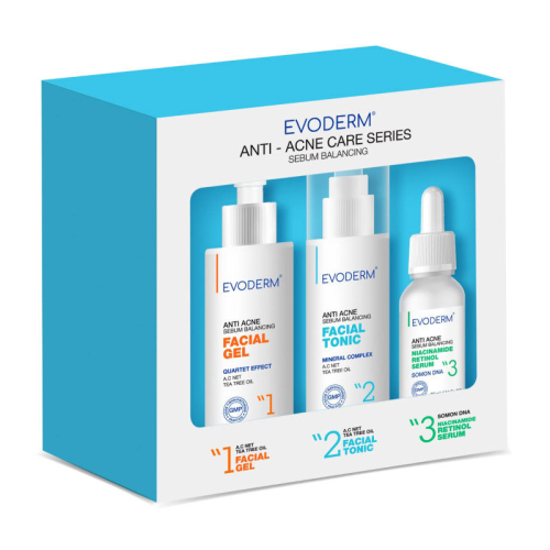 Evoderm Anti-Acne Series Sebum Balancing Set - Evoderm