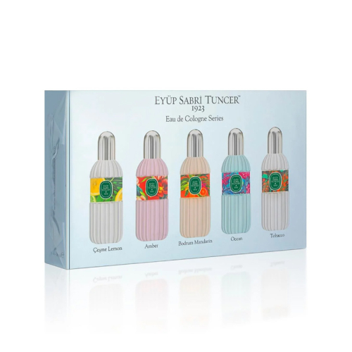 Eyüp Sabri Tuncer 5li 16 ml Kolonya - Set 1 - Kurdeleli Hediye Çanta - 3