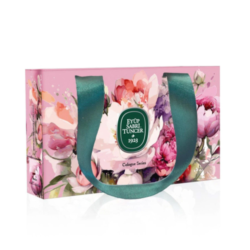 Eyüp Sabri Tuncer 5li 16 ml Kolonya - Set 2 - Kurdeleli Hediye Çanta - Eyüp Sabri Tuncer