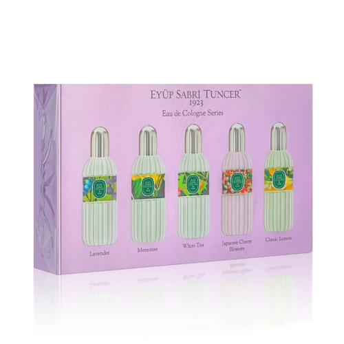 Eyüp Sabri Tuncer 5li 16 ml Kolonya - Set 2 - Kurdeleli Hediye Çanta - 3