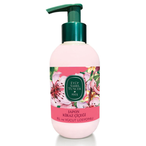 Eyüp Sabri Tuncer Japon Kiraz Çiçeği Özlü El ve Vücut Losyonu 280 ml - Eyüp Sabri Tuncer