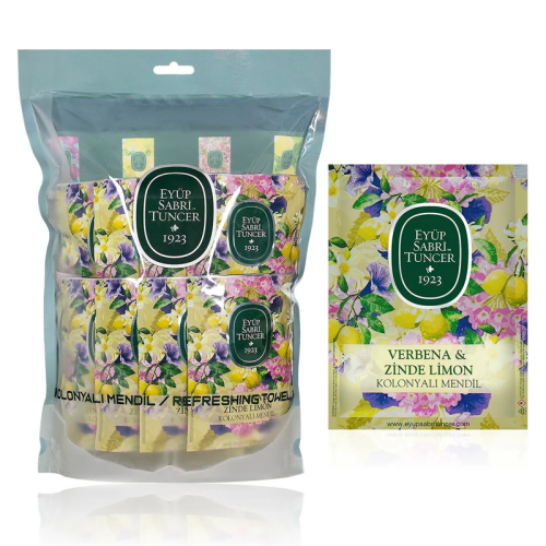 Eyüp Sabri Tuncer Verbena Zinde Limon Kolonyalı Mendil 50li - 1