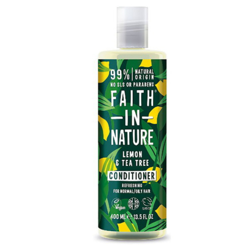 Faith In Nature Limon- Çay Ağacı Ferahlatıcı Saç Kremi 400 ml - 1
