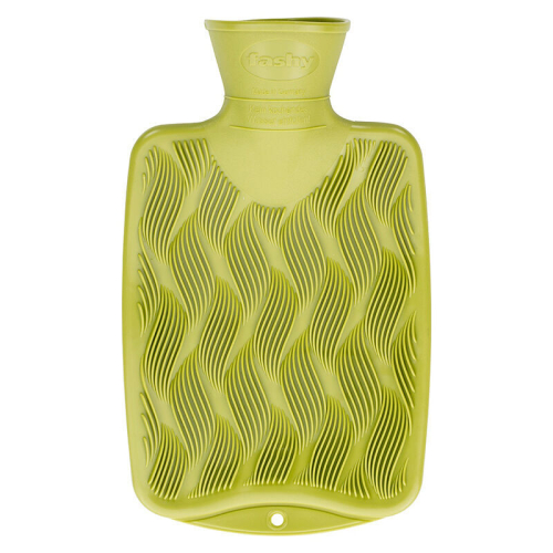 Fashy Termofor Çocuk Dalga Desen Sıcak Su Torbası - Kivi Yeşili 0,8 L - Fashy
