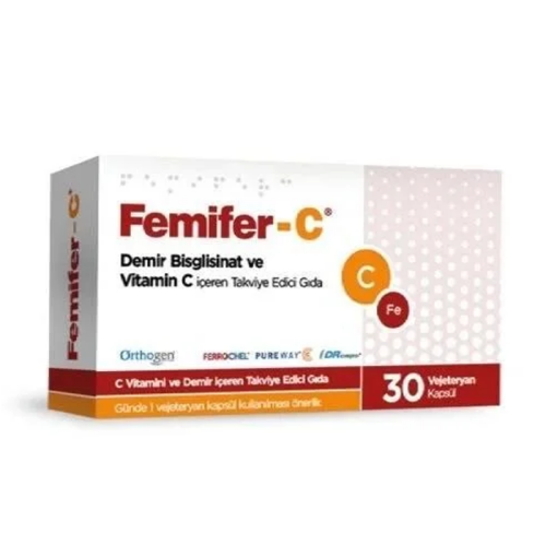 Femifer-C Takviye Edici Gıda 30 Kapsül - 1