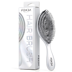 Fenda Dört Tarama Uçlu Profesyonel Saç Fırçası -006WH - 1