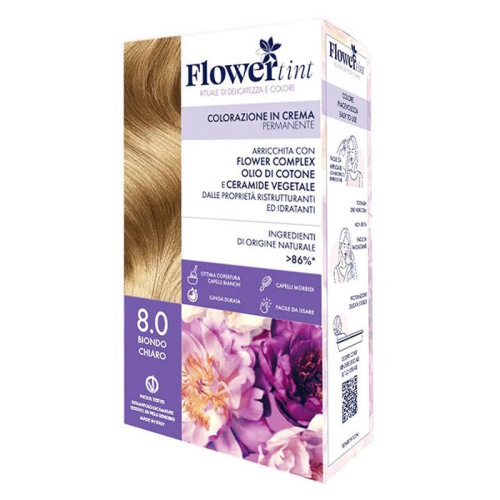 Flowertint Colorazione In Crema Saç Boyama Kiti 8.0 Açık Sarışın - FlowerTint