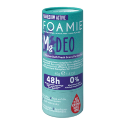 Foamie Magnesium Active Ferah Kokulu Katı Deodorant - Rain In The Woods 40 gr - 1