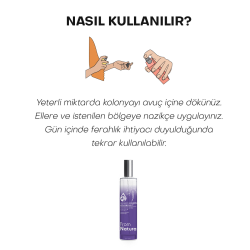 From Natura Aromatik Lavanta Kolonyası 50 ml - 5
