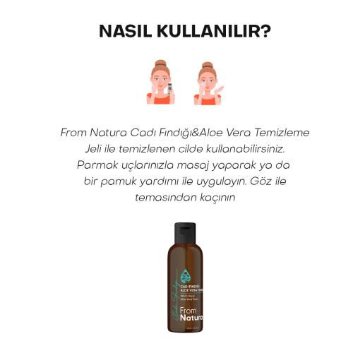 From Natura Cadı Fındığı Aloe Vera Tonik 100 ml - 5