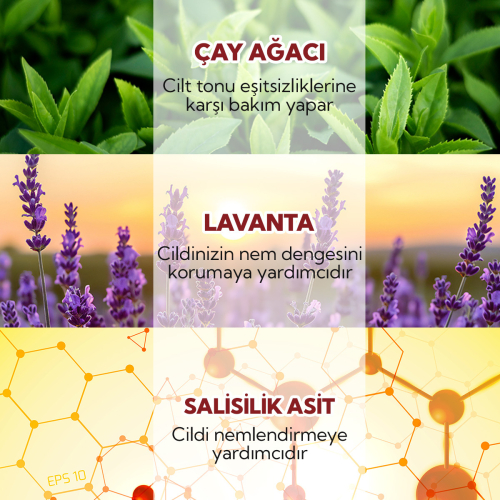 From Natura Çay Ağacı ve Lavanta Akne ve Siyah Nokta Karşıtı Bakım Kremi 50 ml - 4