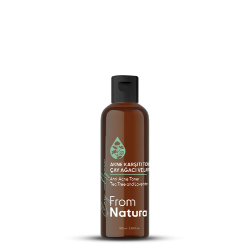 From Natura Çay Ağacı ve Lavanta Akne ve Siyah Nokta Karşıtı Tonik 100 ml - From Natura