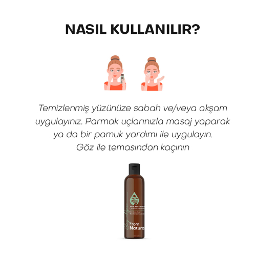 From Natura Çay Ağacı ve Lavanta Akne ve Siyah Nokta Karşıtı Tonik 200 ml - 5