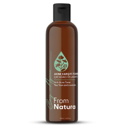 From Natura Çay Ağacı ve Lavanta Akne ve Siyah Nokta Karşıtı Tonik 200 ml - 1