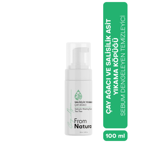 From Natura Çay Ağacı ve Salisilik Asit Yıkama Köpüğü 100 ml - 2