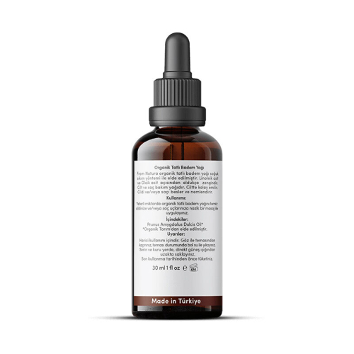 From Natura Organik Soğuk Sıkım Tatlı Badem Yağı 30 ml - 4