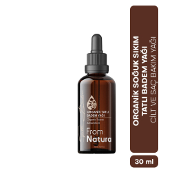 From Natura Organik Soğuk Sıkım Tatlı Badem Yağı 30 ml - 2