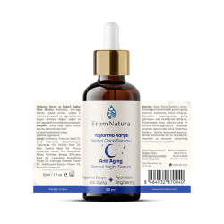 From Natura Yenileyici Yaşlanma Karşıtı Retinol Gece Serumu 30 ml - 2