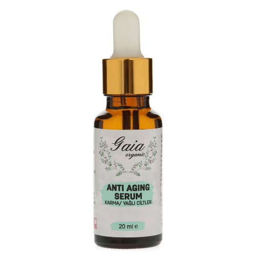Gaia Organic Anti Aging Serum 20 ml -Karma ve Yağlı - Gaia Organic