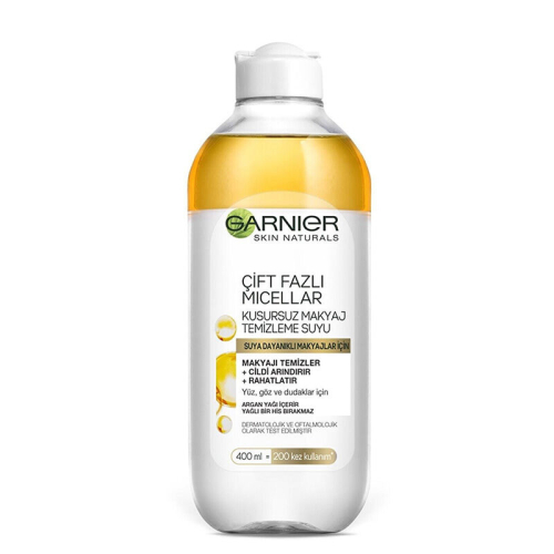 Garnier Çift Fazlı Micellar Makyaj Temizleme Suyu 400ml - Garnier