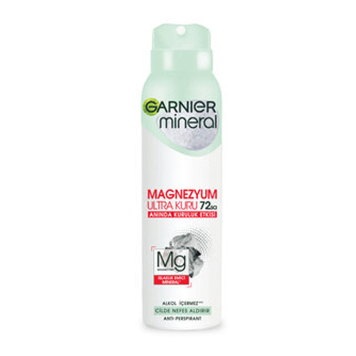 Garnier Magnezyum Ultra Kuru Deodorant Sprey 150 ml - 1