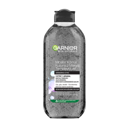 Garnier Micellar Kömür Kusursuz Makyaj Temizleyici Jel 400 ml - Garnier