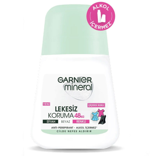 Garnier Mineral Lekesiz Koruma Anti Perspirant Roll on 50ml - Garnier