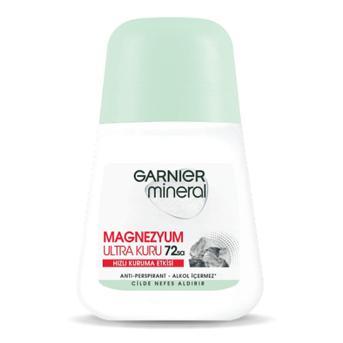 Garnier Mineral Magnezyum Ultra Kuru Roll-On 50 ml - Garnier
