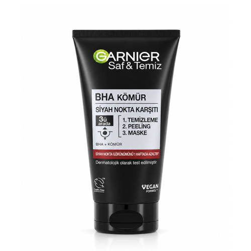 Garnier Saf ve Temiz Siyah Nokta Karşıtı Kömürlü 3ü 1 Arada 150 ml - 1