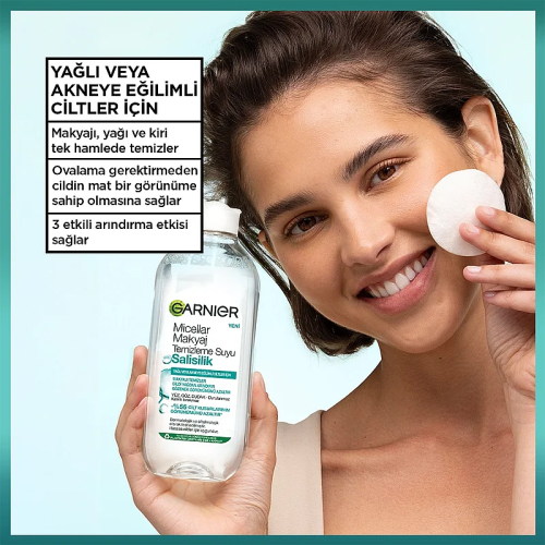 Garnier Salisilik Asit Micellar Makyaj Temizleme Suyu 400 ml - 3