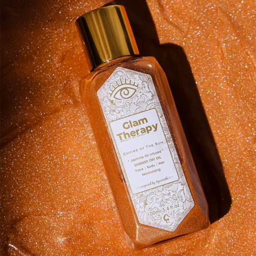 Glam Therapy Golden Dust Çok Amaçlı Işıltılı Kuru Yağ 100 ml - 2
