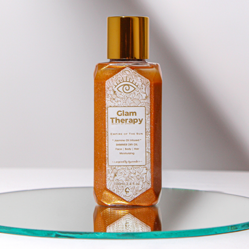 Glam Therapy Golden Dust Çok Amaçlı Işıltılı Kuru Yağ 100 ml - 3