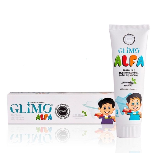 Glimo Alfa Doğal Diş Macunu 50 ml - Glimo