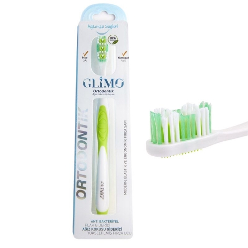 Glimo Ortodontik Ağız Bakım Diş Fırçası - Glimo