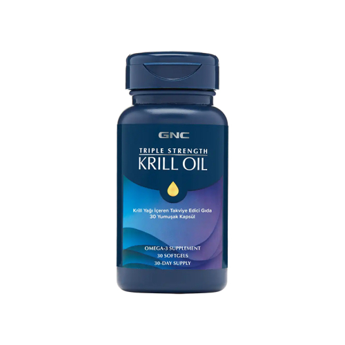 GNC Triple Strenght Krill Oil 30 Yumuşak Kapsül - GNC