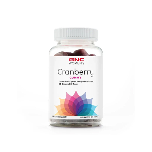 GNC Womens Cranberry Gummy Takviye Edici Gıda 60 Çiğneneilir Form - GNC