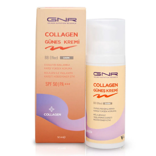 Gnr Collagen Güneş Kremi Spf 50 BB Effect Dark 50 ml - Gnr Collagen