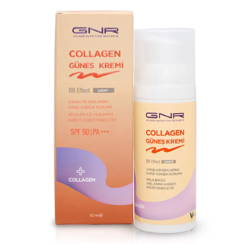 Gnr Collagen Güneş Kremi Spf 50 BB Effect Light 50 ml - 1