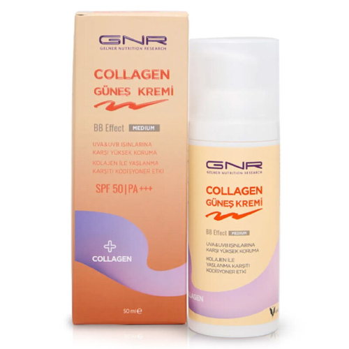 Gnr Collagen Güneş Kremi Spf 50 BB Effect Medium 50 ml - Gnr Collagen