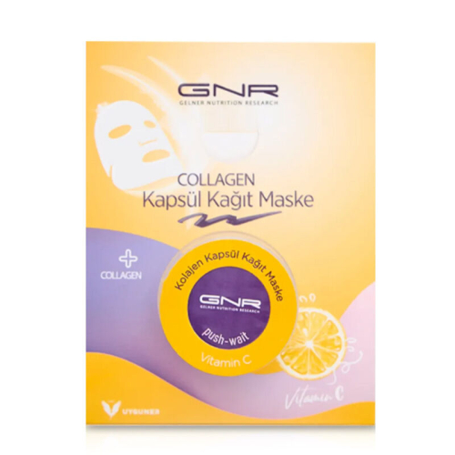 Gnr Collagen Kapsül Kağıt Maske 1 Adet - Gnr Collagen