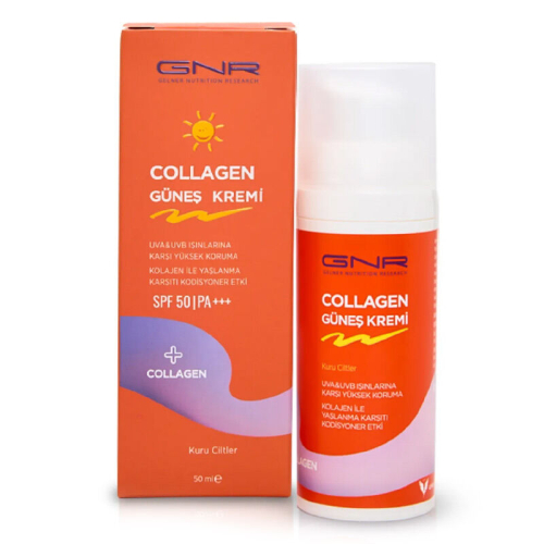 Gnr Collagen Spf 50 Güneş Kremi Kuru Ciltler 50 ml - Gnr Collagen